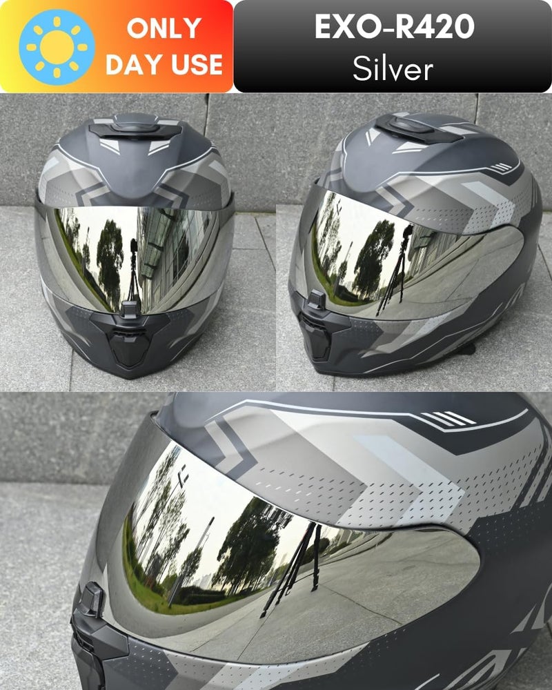 Logto Replacement Motorcycle Helmet Visor Shield for R420 Visor Wearproof Windproof Sun Protection Helmet Accessories - Image 4